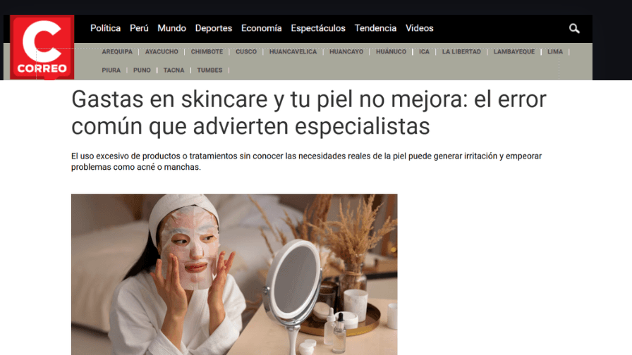 gastas skincare y tu piel no mejora